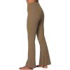 imageSunzel Flare Leggings for Women with Pockets Crossover Yoga Pants with Tummy Control High Waisted and Wide LegCoca Mocha