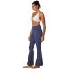 imageSunzel Flare Leggings for Women with Pockets Crossover Yoga Pants with Tummy Control High Waisted and Wide LegDeep Sea Blue