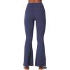 imageSunzel Flare Leggings for Women with Pockets Crossover Yoga Pants with Tummy Control High Waisted and Wide LegDeep Sea Blue
