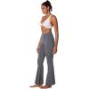 imageSunzel Flare Leggings for Women with Pockets Crossover Yoga Pants with Tummy Control High Waisted and Wide LegGrey