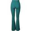 imageSunzel Flare Leggings for Women with Pockets Crossover Yoga Pants with Tummy Control High Waisted and Wide LegJasper Green