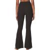 imageSunzel Flare Leggings for Women with Pockets Crossover Yoga Pants with Tummy Control High Waisted and Wide LegJava Brown