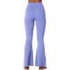 imageSunzel Flare Leggings for Women with Pockets Crossover Yoga Pants with Tummy Control High Waisted and Wide LegPeriwinkle