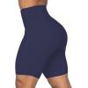 imageSunzel No Front Seam High Waist Biker Shorts for Women Squat Proof Yoga Workout Gym Bike ShortsAsh Blue
