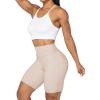imageSunzel No Front Seam High Waist Biker Shorts for Women Squat Proof Yoga Workout Gym Bike ShortsBeige