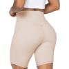 imageSunzel No Front Seam High Waist Biker Shorts for Women Squat Proof Yoga Workout Gym Bike ShortsBeige