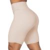 imageSunzel No Front Seam High Waist Biker Shorts for Women Squat Proof Yoga Workout Gym Bike ShortsBeige