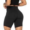 imageSunzel No Front Seam High Waist Biker Shorts for Women Squat Proof Yoga Workout Gym Bike ShortsBlack