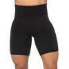 imageSunzel No Front Seam High Waist Biker Shorts for Women Squat Proof Yoga Workout Gym Bike ShortsBlack