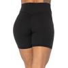 imageSunzel No Front Seam High Waist Biker Shorts for Women Squat Proof Yoga Workout Gym Bike ShortsBlack