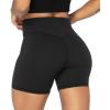 imageSunzel No Front Seam High Waist Biker Shorts for Women Squat Proof Yoga Workout Gym Bike ShortsBlackblack 2 Pack