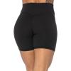 imageSunzel No Front Seam High Waist Biker Shorts for Women Squat Proof Yoga Workout Gym Bike ShortsBlackblack 2 Pack