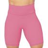 imageSunzel No Front Seam High Waist Biker Shorts for Women Squat Proof Yoga Workout Gym Bike ShortsBubble Pink