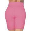 imageSunzel No Front Seam High Waist Biker Shorts for Women Squat Proof Yoga Workout Gym Bike ShortsBubble Pink