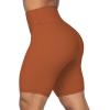 imageSunzel No Front Seam High Waist Biker Shorts for Women Squat Proof Yoga Workout Gym Bike ShortsCaramel