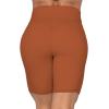 imageSunzel No Front Seam High Waist Biker Shorts for Women Squat Proof Yoga Workout Gym Bike ShortsCaramel