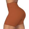imageSunzel No Front Seam High Waist Biker Shorts for Women Squat Proof Yoga Workout Gym Bike ShortsCaramel Cafe