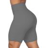 imageSunzel No Front Seam High Waist Biker Shorts for Women Squat Proof Yoga Workout Gym Bike ShortsCharcoa Grey