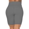 imageSunzel No Front Seam High Waist Biker Shorts for Women Squat Proof Yoga Workout Gym Bike ShortsCharcoa Grey
