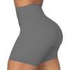 imageSunzel No Front Seam High Waist Biker Shorts for Women Squat Proof Yoga Workout Gym Bike ShortsCharcoal Grey
