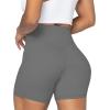 imageSunzel No Front Seam High Waist Biker Shorts for Women Squat Proof Yoga Workout Gym Bike ShortsCharcoal Grey