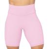 imageSunzel No Front Seam High Waist Biker Shorts for Women Squat Proof Yoga Workout Gym Bike ShortsCherry Pink