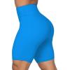 imageSunzel No Front Seam High Waist Biker Shorts for Women Squat Proof Yoga Workout Gym Bike ShortsClassic Blue