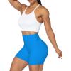 imageSunzel No Front Seam High Waist Biker Shorts for Women Squat Proof Yoga Workout Gym Bike ShortsClassic Blue