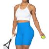 imageSunzel No Front Seam High Waist Biker Shorts for Women Squat Proof Yoga Workout Gym Bike ShortsClassic Blue