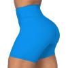 imageSunzel No Front Seam High Waist Biker Shorts for Women Squat Proof Yoga Workout Gym Bike ShortsClassic Blue