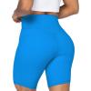 imageSunzel No Front Seam High Waist Biker Shorts for Women Squat Proof Yoga Workout Gym Bike ShortsClassic Blue