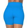 imageSunzel No Front Seam High Waist Biker Shorts for Women Squat Proof Yoga Workout Gym Bike ShortsClassic Blue