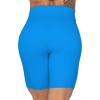 imageSunzel No Front Seam High Waist Biker Shorts for Women Squat Proof Yoga Workout Gym Bike ShortsClassic Blue