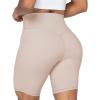 imageSunzel No Front Seam High Waist Biker Shorts for Women Squat Proof Yoga Workout Gym Bike ShortsCreamy Skin
