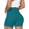 imageSunzel No Front Seam High Waist Biker Shorts for Women Squat Proof Yoga Workout Gym Bike ShortsDeep Lagoon