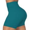 imageSunzel No Front Seam High Waist Biker Shorts for Women Squat Proof Yoga Workout Gym Bike ShortsDeep Lagoon