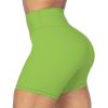 imageSunzel No Front Seam High Waist Biker Shorts for Women Squat Proof Yoga Workout Gym Bike ShortsGreenery