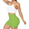 imageSunzel No Front Seam High Waist Biker Shorts for Women Squat Proof Yoga Workout Gym Bike ShortsGreenery