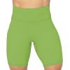 imageSunzel No Front Seam High Waist Biker Shorts for Women Squat Proof Yoga Workout Gym Bike ShortsGreenery Green