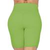 imageSunzel No Front Seam High Waist Biker Shorts for Women Squat Proof Yoga Workout Gym Bike ShortsGreenery Green
