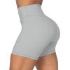 imageSunzel No Front Seam High Waist Biker Shorts for Women Squat Proof Yoga Workout Gym Bike ShortsGrey
