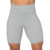 imageSunzel No Front Seam High Waist Biker Shorts for Women Squat Proof Yoga Workout Gym Bike ShortsGrey