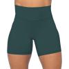 imageSunzel No Front Seam High Waist Biker Shorts for Women Squat Proof Yoga Workout Gym Bike ShortsJasper Green