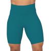 imageSunzel No Front Seam High Waist Biker Shorts for Women Squat Proof Yoga Workout Gym Bike ShortsLagoon