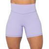 imageSunzel No Front Seam High Waist Biker Shorts for Women Squat Proof Yoga Workout Gym Bike ShortsLilac