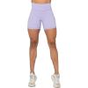 imageSunzel No Front Seam High Waist Biker Shorts for Women Squat Proof Yoga Workout Gym Bike ShortsLilac