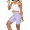 imageSunzel No Front Seam High Waist Biker Shorts for Women Squat Proof Yoga Workout Gym Bike ShortsLilac
