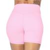 imageSunzel No Front Seam High Waist Biker Shorts for Women Squat Proof Yoga Workout Gym Bike ShortsMilkshake Pink