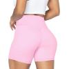 imageSunzel No Front Seam High Waist Biker Shorts for Women Squat Proof Yoga Workout Gym Bike ShortsMilkshake Pink