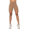 imageSunzel No Front Seam High Waist Biker Shorts for Women Squat Proof Yoga Workout Gym Bike ShortsMocha